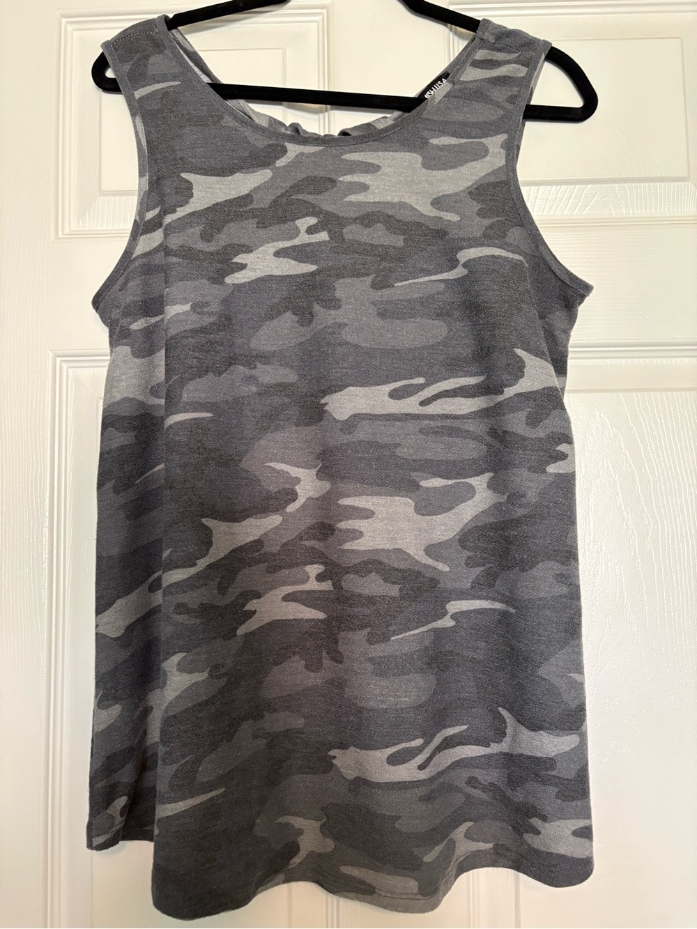 HEIMISH USA Gray Camo Tank Dress